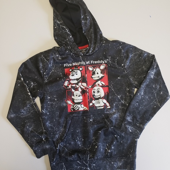 five nights at freddy's zip up hoodie